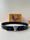 Special This Size 4.0 Wide Lv Belt Is Made Of Smooth Leather And Is Decorated Wi