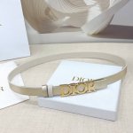 2.0Cm Dior belt, double-sided top layer cowhide, length: 75.80.85.90.95. .Europe