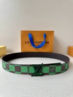 4.0 Width This Lv Initiales Double-Sided Belt Made Its Debut At The Louis Vuitto
