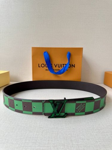 4.0 Width This Lv Initiales Double-Sided Belt Made Its Debut At The Louis Vuitto