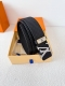 Product Name: Louis Vuitton Belt - Original Single Belt Model: Hook, Classic Pur