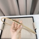 Ysl New Arrival Waist Belt! Narrow Tubular Waist Belt With A Buckle Engraved Wit