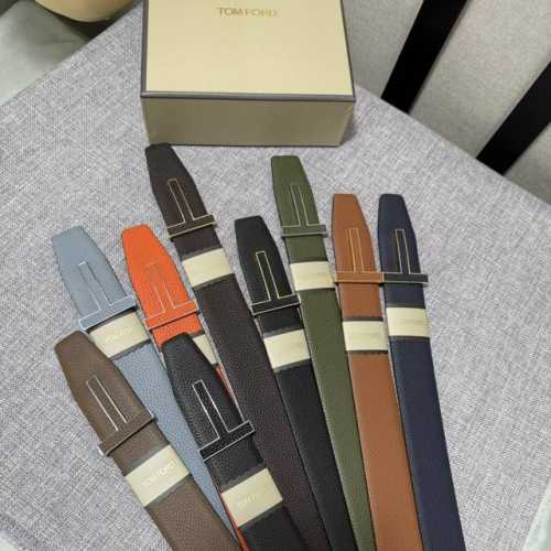 Special Tom Ford's Latest Viral Hit Double-Sided Top-Grain Cowhide Belt, With Th