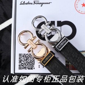 Belt: Original Ferragamo leather belt. Made of 100% top-grain cowhide, guarante