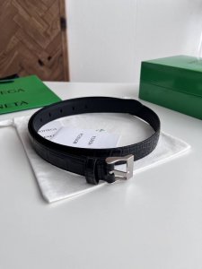 -Bv 2025 new women's crocodile pattern belt Italian crocodile pattern leather wi