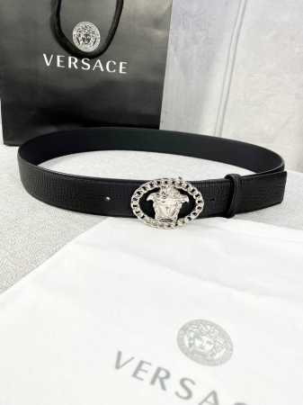 Width 4.0 Cm V E R S A C E Versace This Versatile Patterned Soft Top-Grain Leath - Click Image to Close
