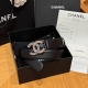 Xiangjia Classic Double C Belt Classic Double C Belt, Braided Hardware With Calf