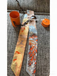 Hermes "The Magic of Orpheus" Baguette Twilly Scarf Twilly scarf 100% mulberry