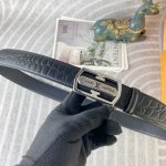 Half-Point Lv Special Leather Belt Automatic Belt Series, Original Factory Premi