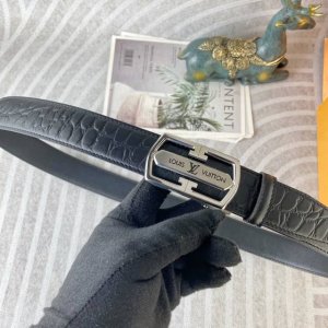 Half-Point Lv Special Leather Belt Automatic Belt Series, Original Factory Premi