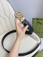 Gucci, Original Factory Precision Electroplated Buckle, Italian Original Leather