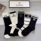 Comes with packaging, 5 pairs per box. High-quality Chanel classic socks, soft