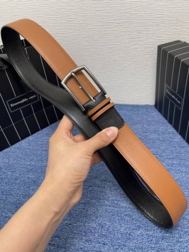 Brand Zegna Description Double-Faced Genuine Leather, Original Buckle. This Belt