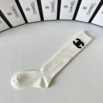 Special Packaging Chanel Hot Selling New Double-Needle Cashmere Long Socks/Slouc