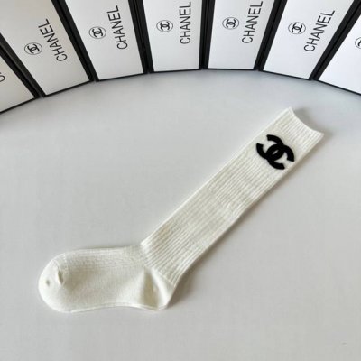 Special Packaging Chanel Hot Selling New Double-Needle Cashmere Long Socks/Slouc
