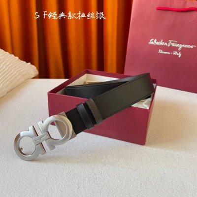 comes with a full set of gift boxes Ferrage 3.5cm high-end custom men's belt, do