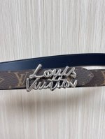 New for the season, this belt is crafted from luxurious calfskin and Monogram ca