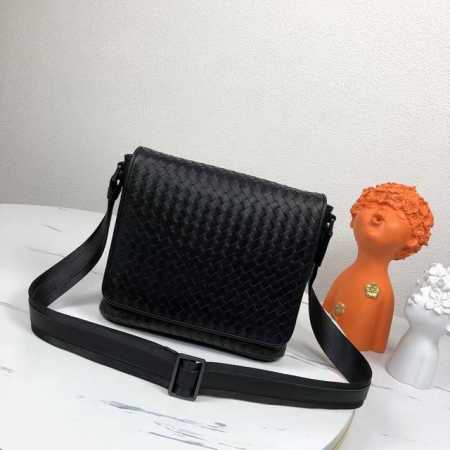 Bv woven messenger bag, a 2025 hot-selling item, is made entirely by hand. The s - Click Image to Close