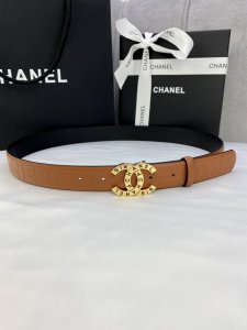 Width 3.0 Cm Chanel Imported Soft Calfskin, Gold And Silver Patterned Metal Prem