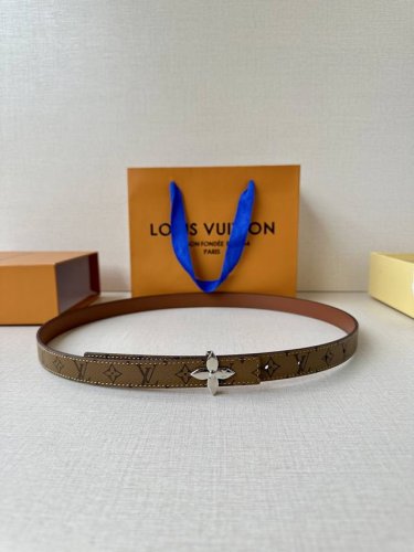 This 2.0-Wide Lv Iconic Belt Brings A Modern Twist To Traditional Elements. Slim