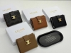 Celine F07 Color Black Apricot Brown Monochrome Size 11*10*5 Celine short wallet