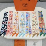 New Twilly Fun Ice Cream Top-grade twill silk creates ultra-fine prints The han