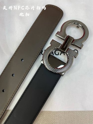 Special-F3.5Cm high-end customized men's belt, double-sided imported cowhide, yo