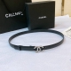 Special Chanel 23P Cc Rhinestone Row Gold And Silver Logo Buckle. Imported Fetal
