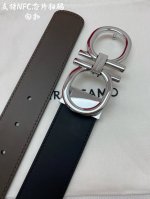 F3.5Cm premium custom-made men's leather belt, double-sided imported cowhide, cu