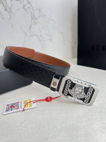 Product Name: Versace Original Belt/Leather Bag Model: Hook buckle, classic man-