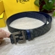 Fendi Same style as Fendi counters Width 4.0cm Double ring reversible belt Ff pr