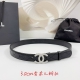 Special 3.0Cm Chanel Belt, Double-Sided Top-Grain Leather, Length: 75.80.85.90.9