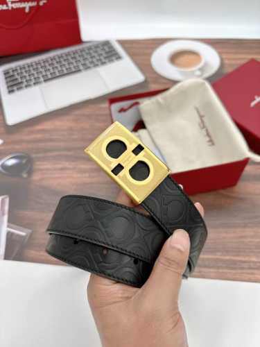 Ferragamo 3.5Cm Italian original leather business simple and generous