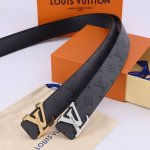 LV Men's Fashion Accessories. Features a precision-plated stainless steel buckle