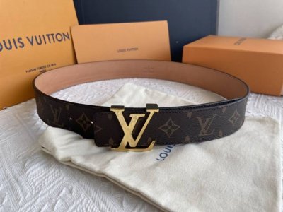 Comes With A Complete Set Of Gift Boxes Lv Classic Logo Buckle Belt, The Best Ch