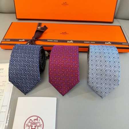 New men's tie series, H horsebit printed tie, rare H family has a thousand diffe - Click Image to Close