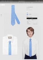 Special G counter new men's tie Gg four-leaf clover tie, rare use of the classic