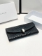 Color: Black Size: 19X10 Bulgari original leather wallet Super strong workmansh