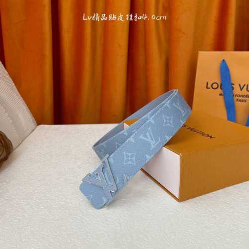 Louis Vuitton 4.0Mm Men's Double-Sided Original Leather Double-Sided Use Boutiqu