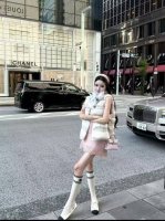 One pair of Chanel socks per box, including packaging. These super popular Chane