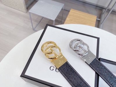 Gucci Gucci original single authentic Guccl classic belt size 3.8 overseas origi