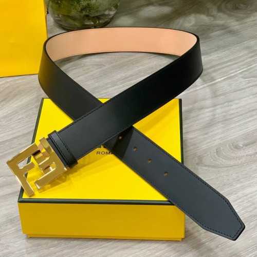 Fendi Fendi width 38mm men's fashion casual belt imported calfskin + top layer f