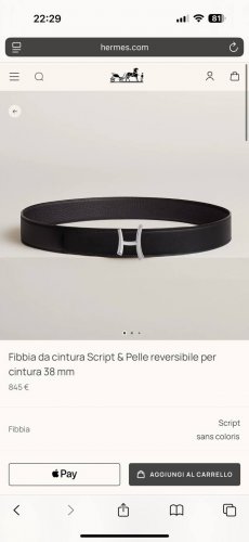 Script. Made with premium hardware and imported black Togo leather, this belt is