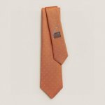 Special official new H-letter men's tie, rare Herm