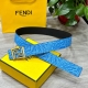 Fendl Fendi Store-Exclusive Style, 40Mm Wide, Original Custom-Made Sky Blue Ffve