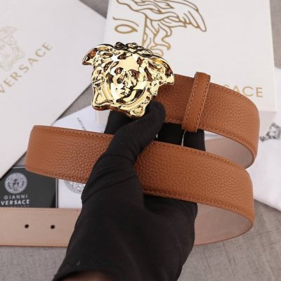 Width 4.0 Cm Versace This Belt Features A Soft Calf Leather Construction With A