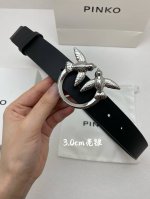 pinko's iconic logo has been reinterpreted and presented in a dazzling gold hue