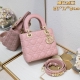 Four-grid lambskin pink My Lady alphabet series lambskin gold buckle Every woman