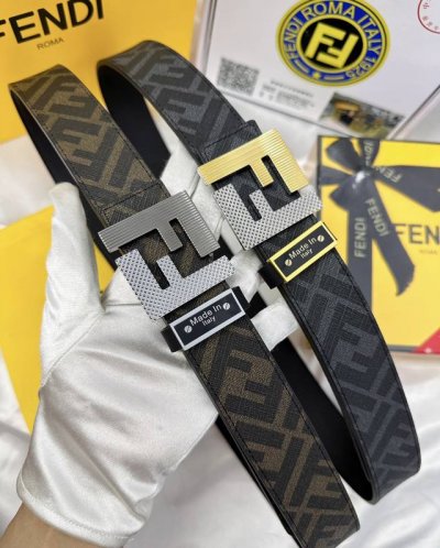 Belt: Fendi. Top-grade original replica. Belt: 100% top-grain cowhide, guarante