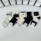 Special Packaging Chanel New Classic Mid-Length Slouch Socks! Five pairs per box